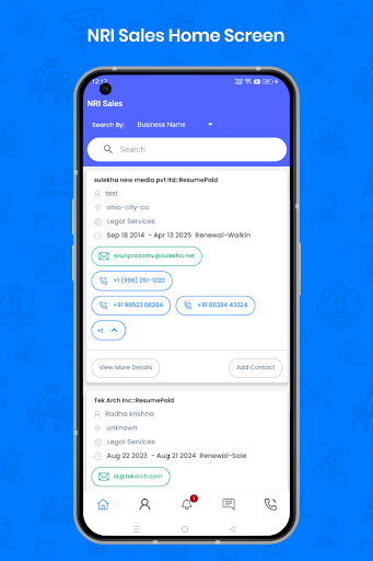 Android application Sulekha NRI Sales screenshort