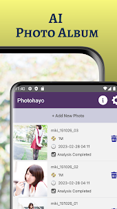 Photohayo - AI Photo Album