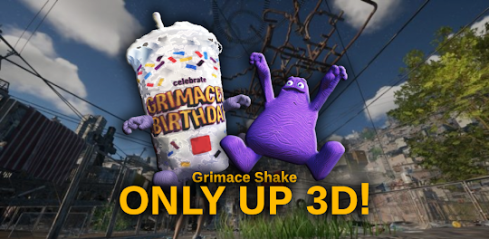 Grimace Monster Only UP 3D