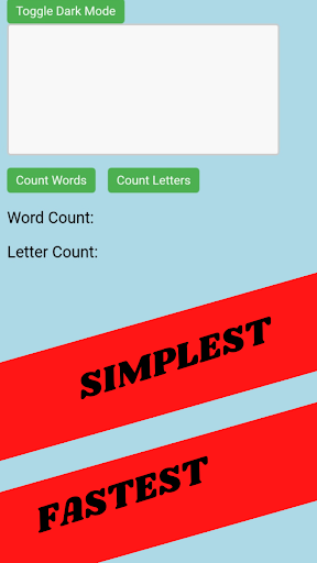 Android application Word Counter - Count Words screenshort