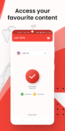 10X VPN : Fast & Stable VPN Screen 3