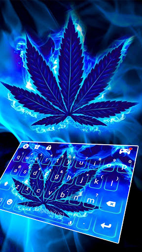 Blue Weed Glow Theme Screen 2