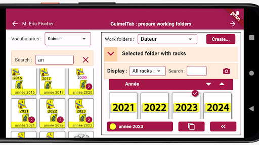 Android application GuimelTab screenshort