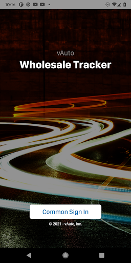 Android application vAuto Wholesale Tracker screenshort