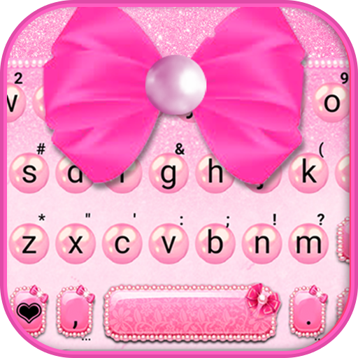 Pink Pearls Bowtie Theme logo