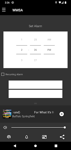 Android application WMSA Radio screenshort