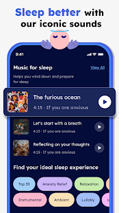Calm Sleep Sounds & Tracker لقطة شاشة