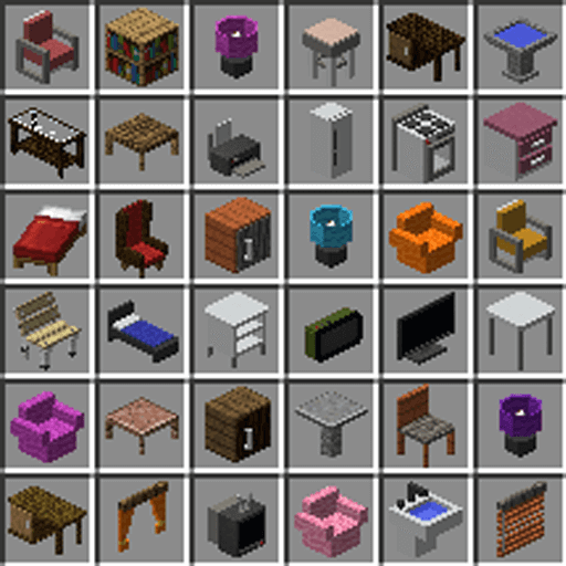 furniture mod for minecraft logo