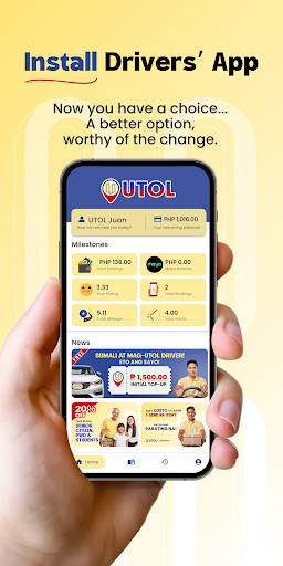 Android application UTOL Driver screenshort