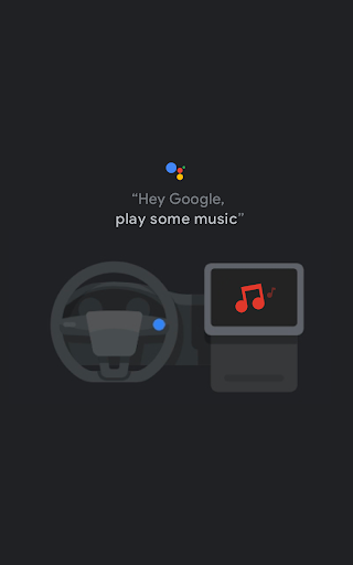 Screenshot of Google Assistant - in the car