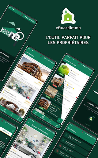 Android application eGuardImmo - Gestion d'immo screenshort