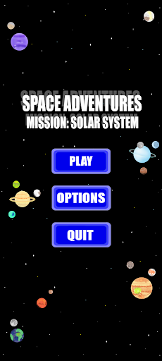 Android application Space Adventures screenshort