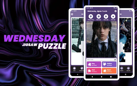 Wednesday Jigsaw Puzzle Game