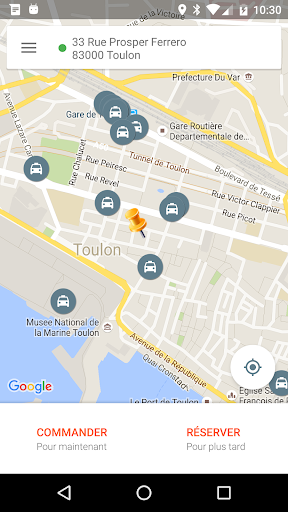 Taxi Toulon Screen 2