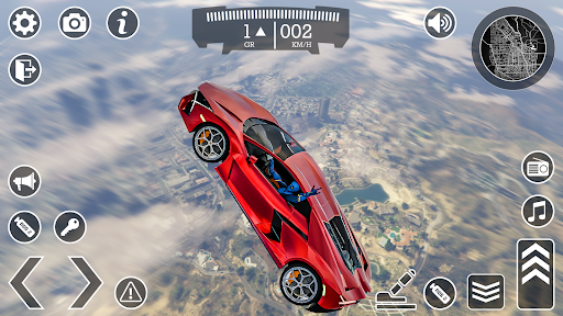 Superhero Car Mega Ramp Racing Screen 3