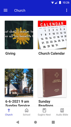 Android application Saint John's Lutheran screenshort
