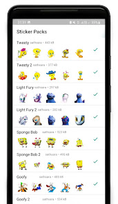 Screenshot 5 Cartoon Stikers for Whatsapp android