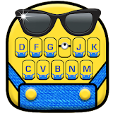 Cartoon Yellow Me Keyboard Theme icon