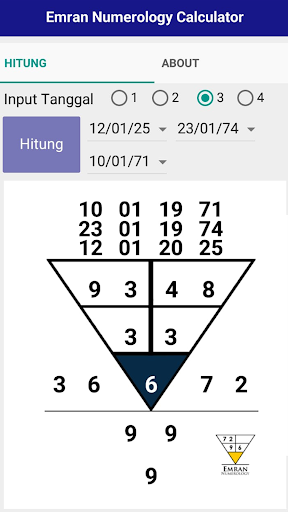 Emran Numerology Calculator Screen 3