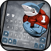 Macho Shark Keyboard Theme