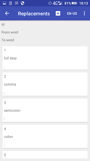Voice Notebook speech to text Screen 3