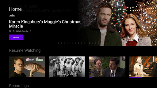 Screenshot of Omni Fiber TV