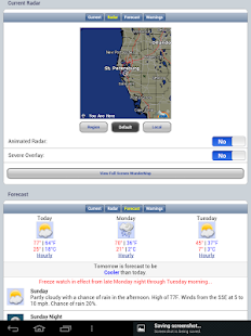 Florida Tides & Weather Screenshot