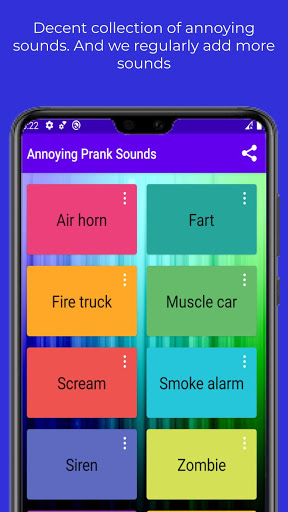 Android application Annoying Prank Sounds screenshort