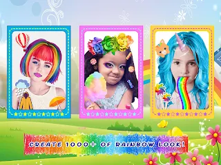 Crazy Rainbow Selfie Lense Cam - Screenshot 1