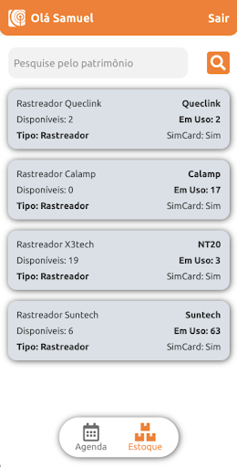 TaRastreado Prestador Screen 3