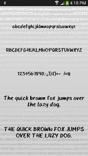 Hand fonts for FlipFont For PC installation