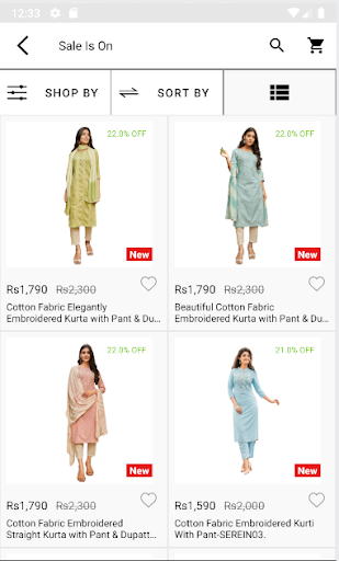 Sinina - Fashion Shopping App Screen 2