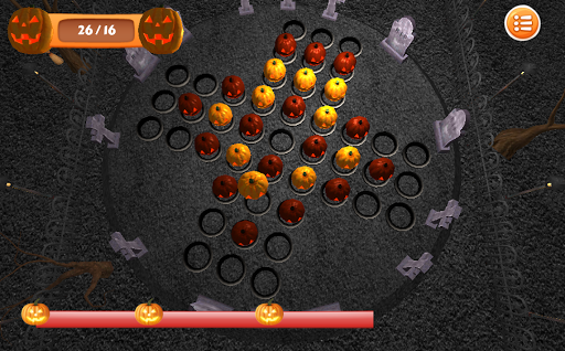 3D Halloween Peg Solitaire