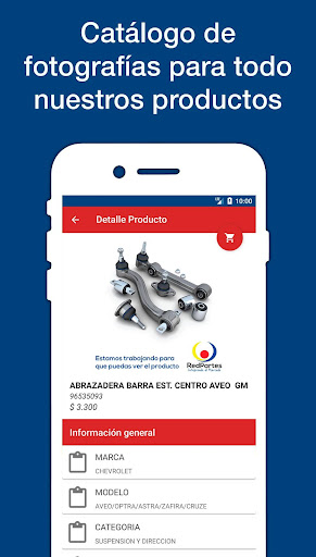 Android application Redpartes: Portal del Cliente screenshort