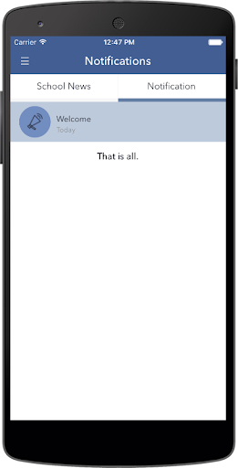 Android application Cross And Passion College screenshort