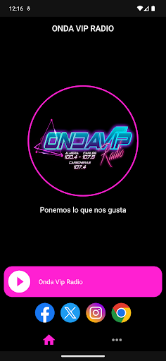 Onda Vip Radio Screen 3