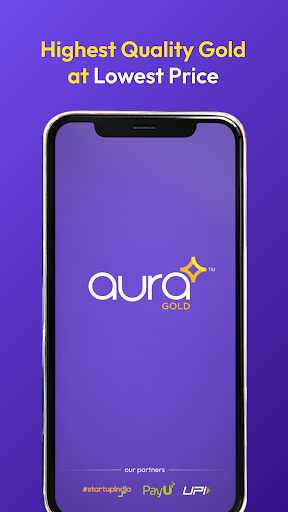 Android application Aura - India's Gold Saving App screenshort