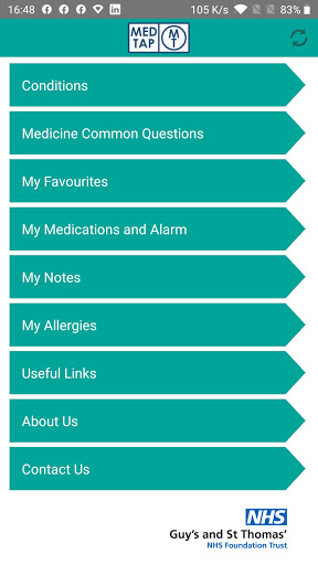 Android application MedTap screenshort