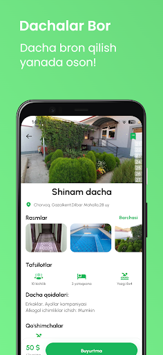 Android application DachalarBor screenshort