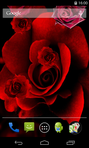 Roses Live Wallpaper Screen 2