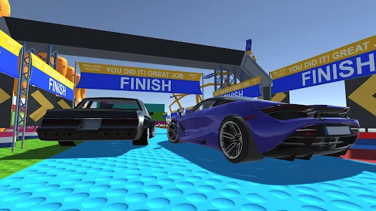 Mega Ramp Sky Drive Stunt Game