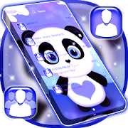 Cute Panda SMS Theme  for PC Windows and Mac