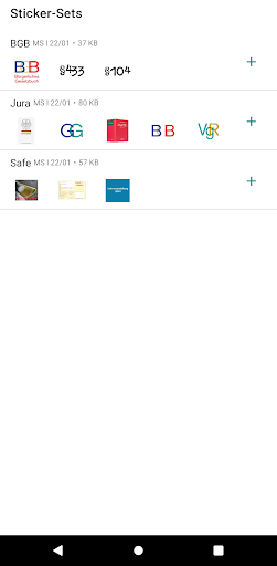 Android application VINF WASticker screenshort