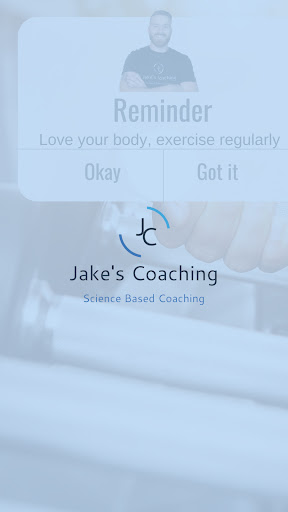 Android application Jakes Coaching screenshort