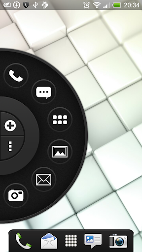 Dark - Wheel Launcher Theme Screen 2