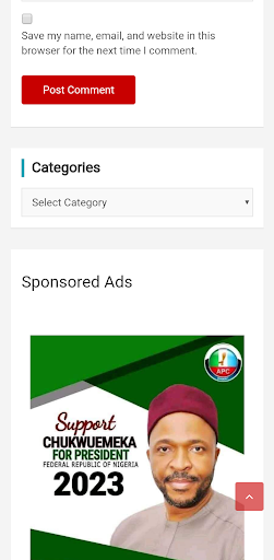 News Alert App Screen 3