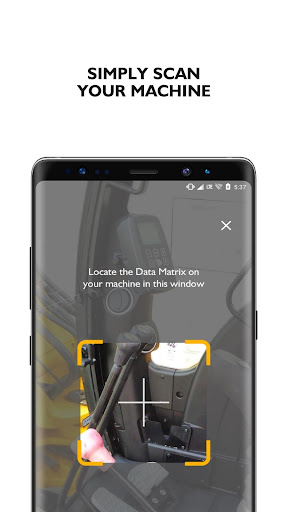 JCB Operator App Screen 3