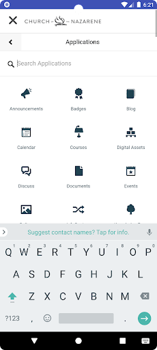 Nazarene Portal Screen 2