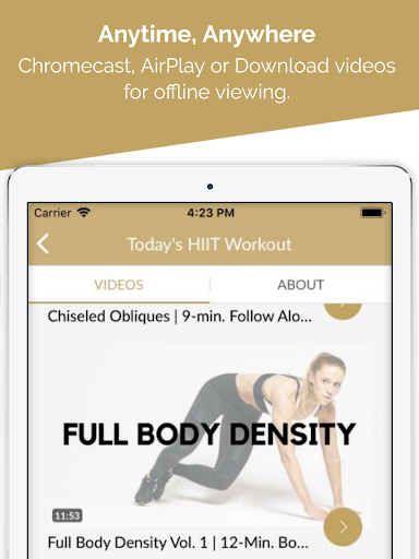 Screenshot of HIITBURN: Workouts From Home