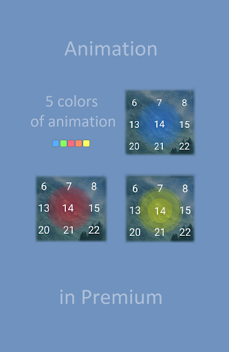Calendar Widget Month with Age